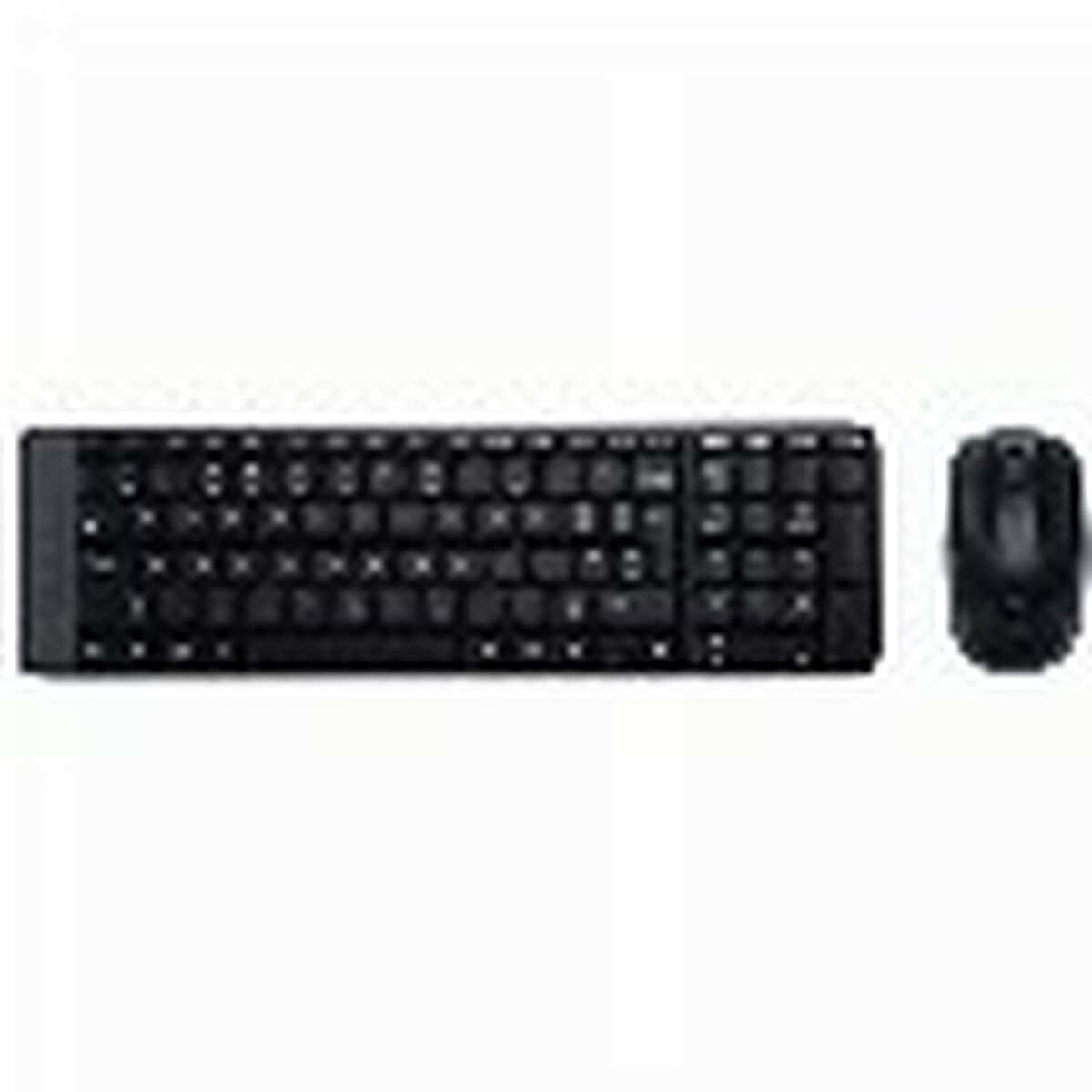 Afbeeldingen van Keyboard and Mouse Logitech 920-003168 Black QWERTY