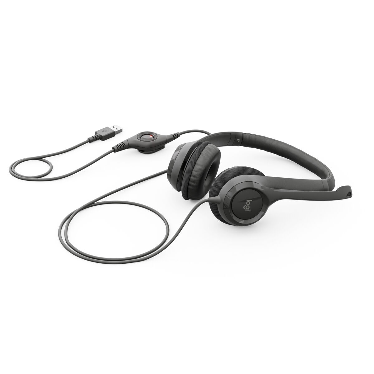 Picture of Headphones with Microphone Logitech LGT-H390 Black