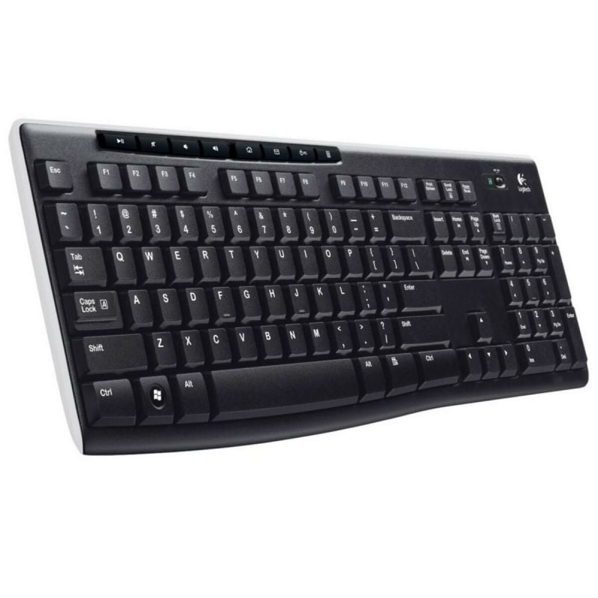 Bild von Wireless Keyboard Logitech K270 Black Spanish Qwerty 2.4 GHz