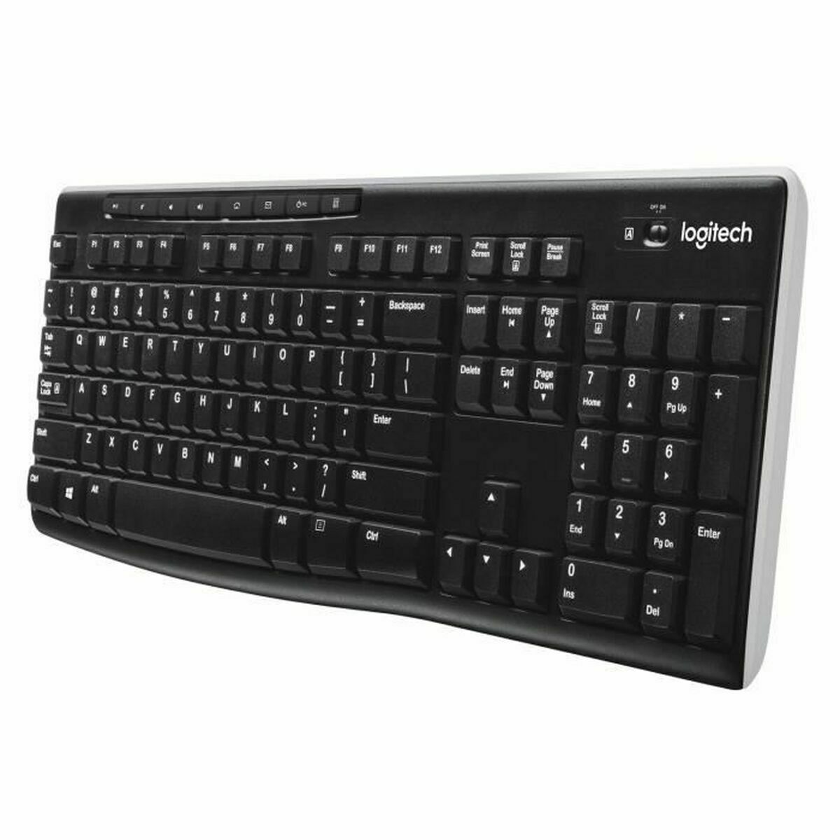 Picture of Keyboard and Mouse Logitech 920-003748 Black French AZERTY