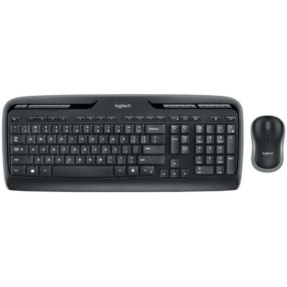 Obrazek Keyboard and Mouse Logitech MK330 Black Spanish Qwerty
