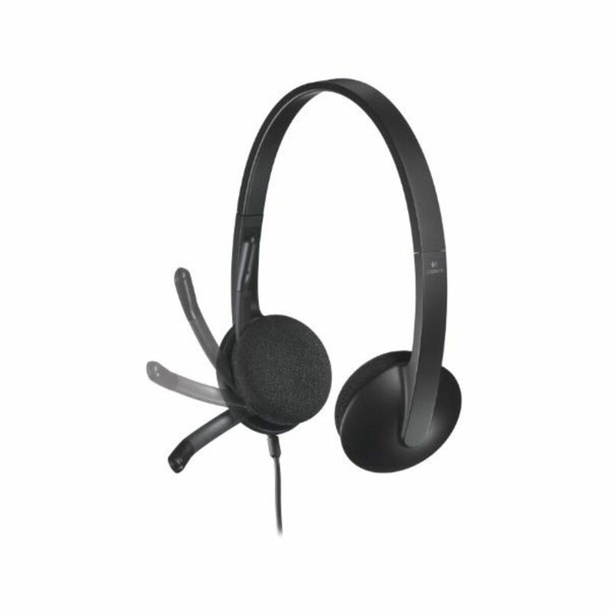 Bild von Headphones with Microphone Logitech H340 USB 1,8 m Black