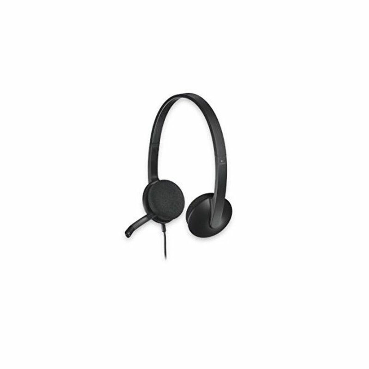 Bild von Headphones with Microphone Logitech H340 USB 1,8 m Black