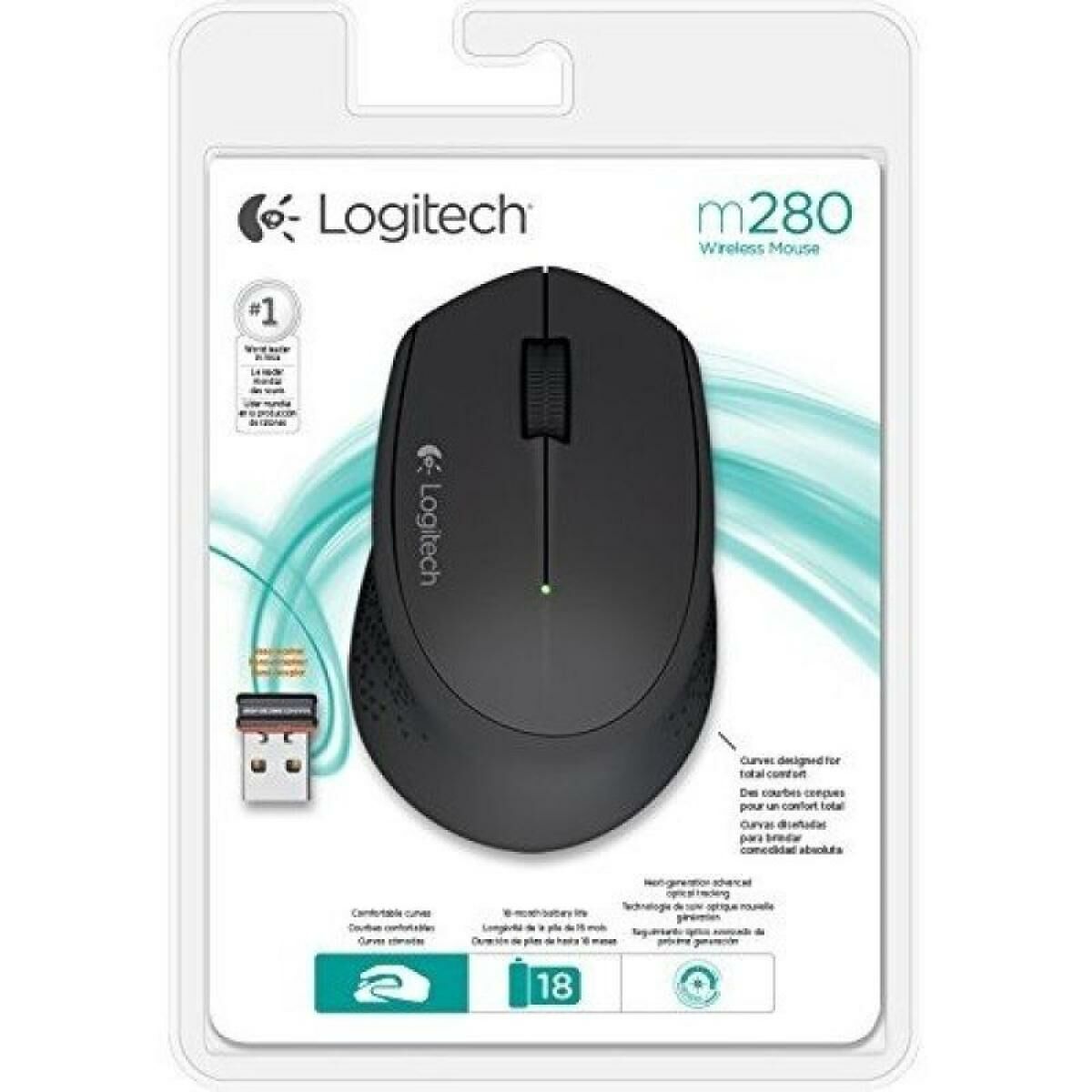 Bild von Optical Wireless Mouse Logitech M280 Black 1000 dpi