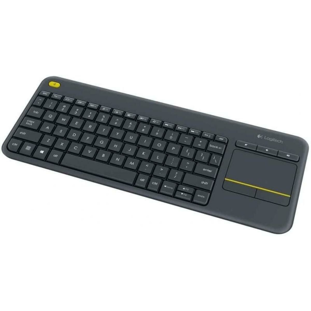 Bild von Keyboard Logitech K400 Plus Black Spanish Qwerty