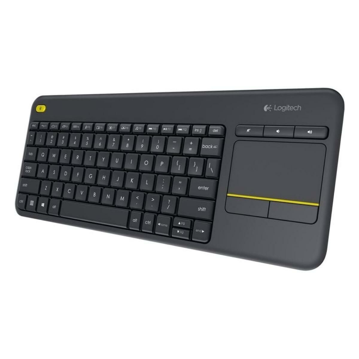 Bild von Keyboard Logitech K400 Plus Black Spanish Qwerty