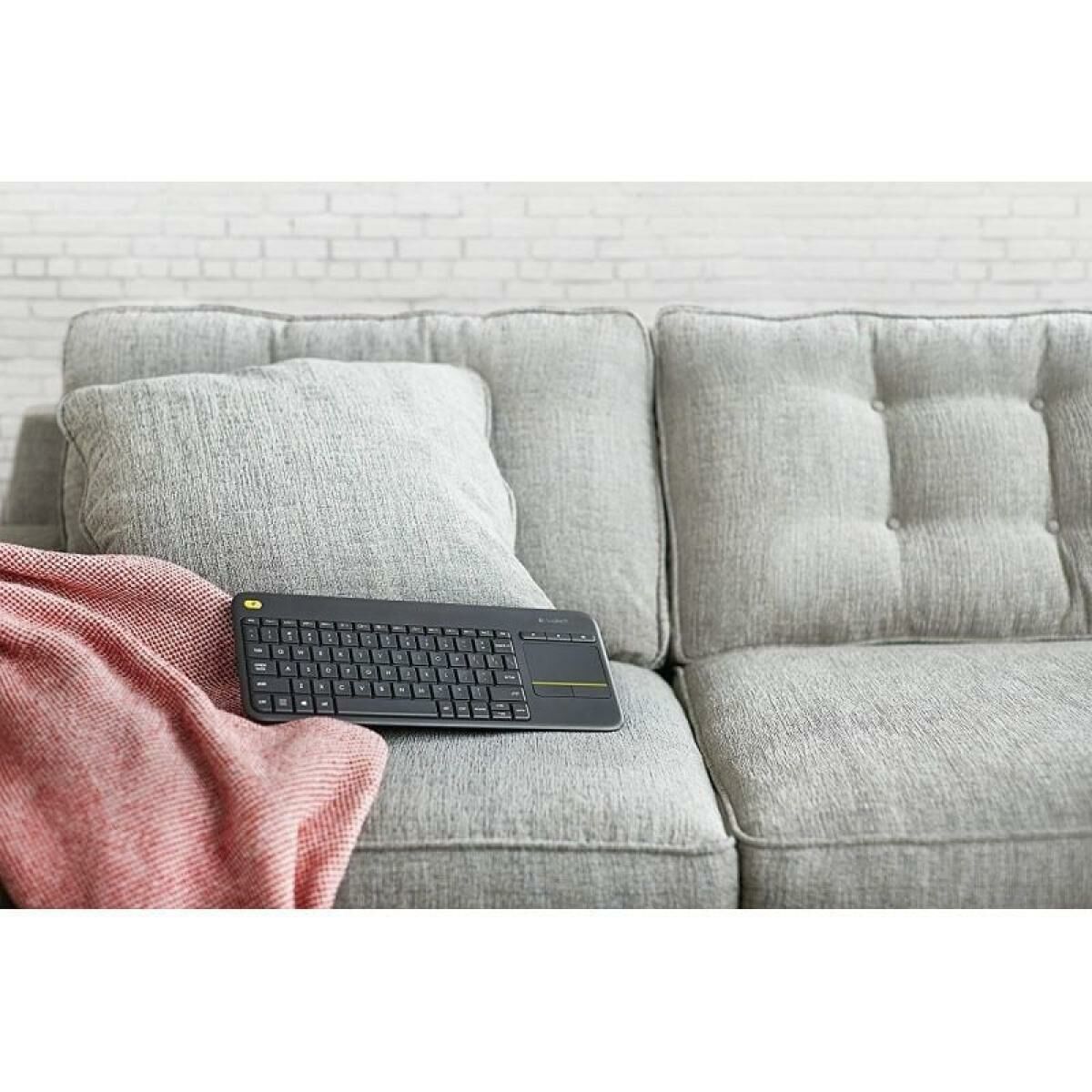 Bild von Keyboard Logitech K400 Plus Black Spanish Qwerty