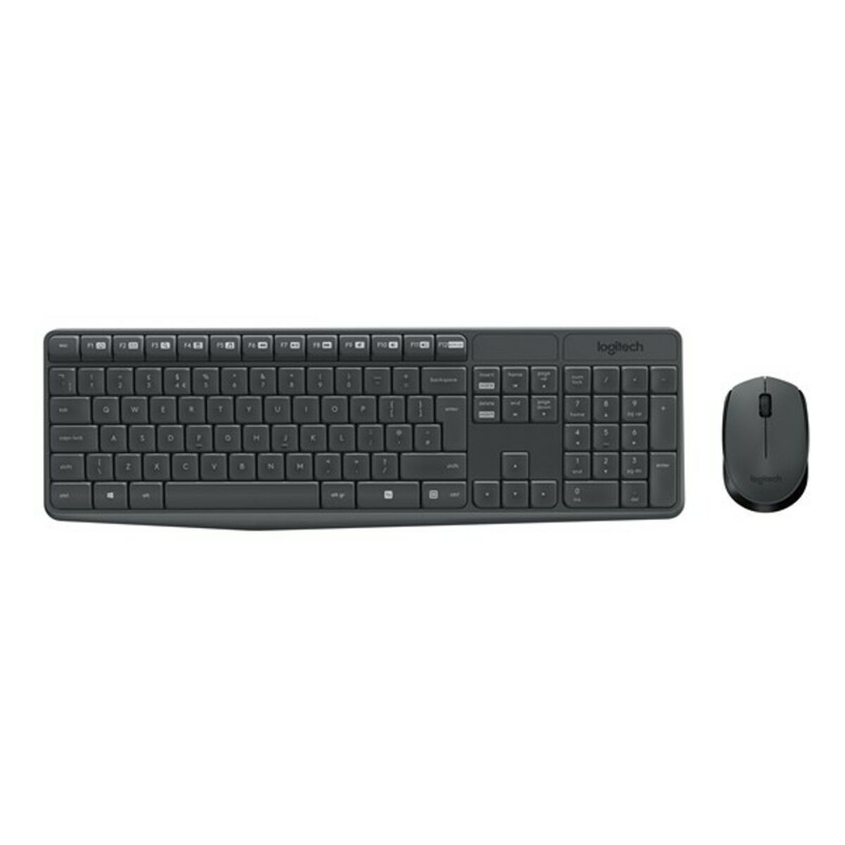Picture of Keyboard and Wireless Mouse Logitech 920-007919 Black