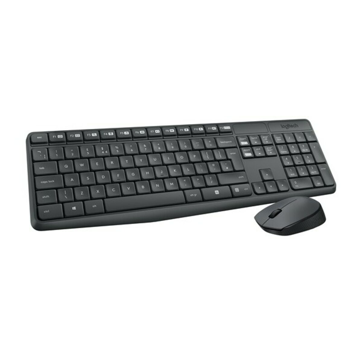 Picture of Keyboard and Wireless Mouse Logitech 920-007919 Black