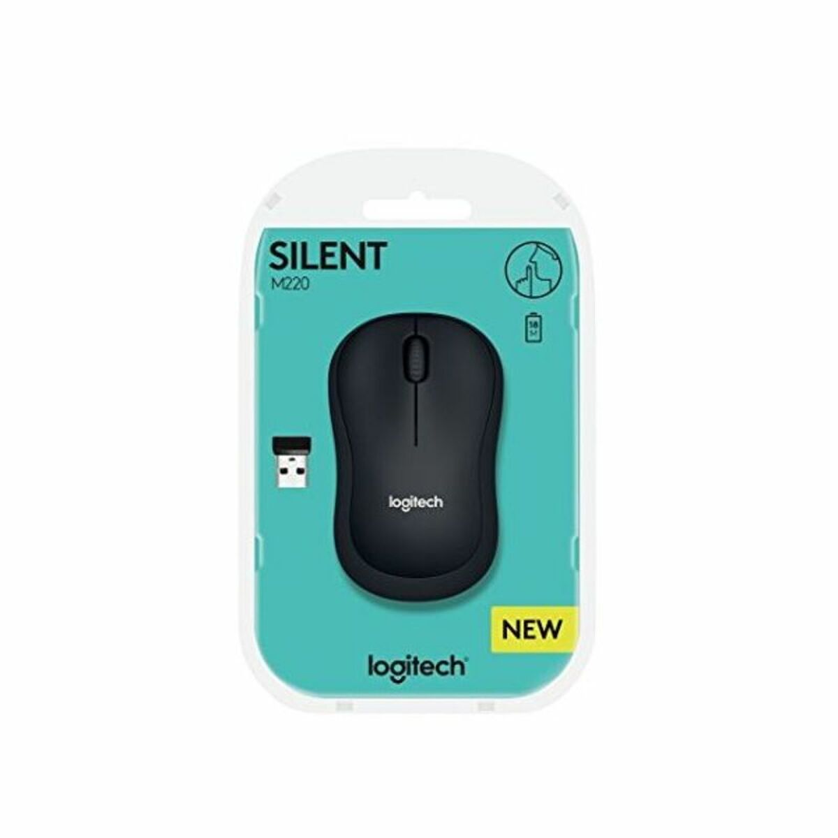 Bild von Optical Wireless Mouse Logitech 910-004878 1000 dpi Black