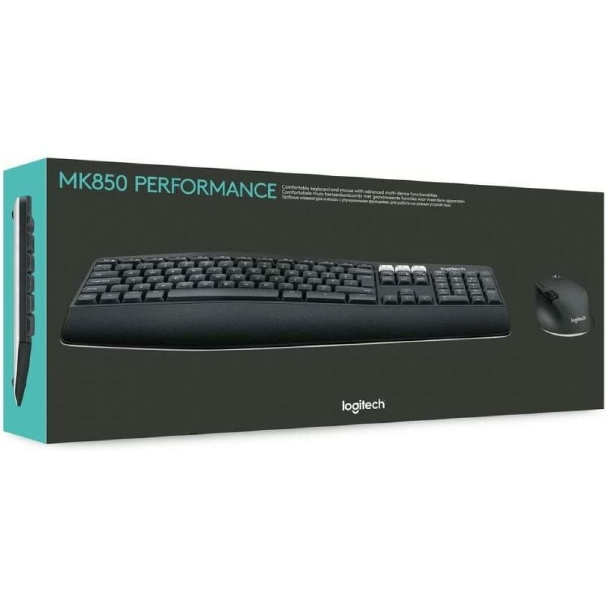 Obrazek Keyboard and Mouse Logitech MK850 Black Spanish Qwerty