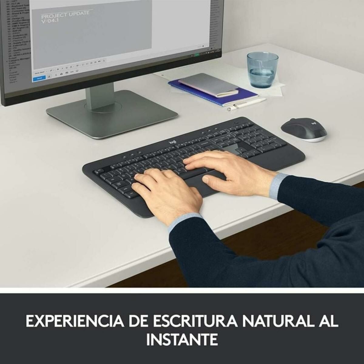 Picture of Keyboard with Gaming Mouse Logitech MK540 Advanced Black Spanish Spanish Qwerty QWERTY