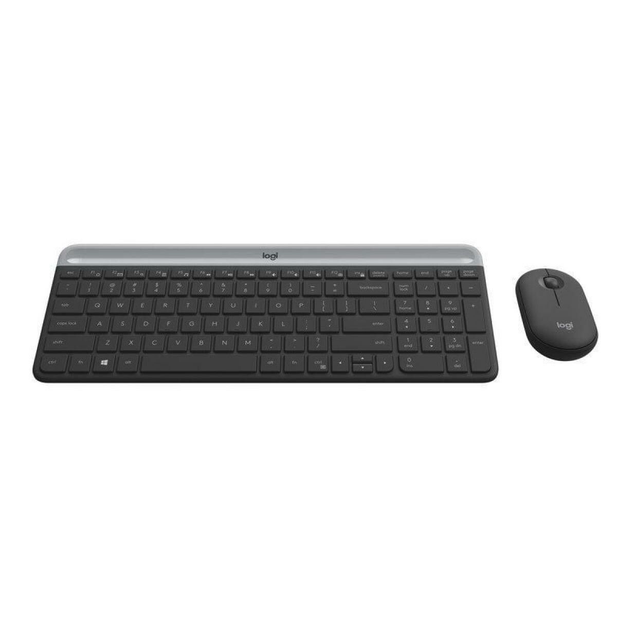 Bild von Keyboard and Mouse Logitech 920-009198 Black Spanish Qwerty