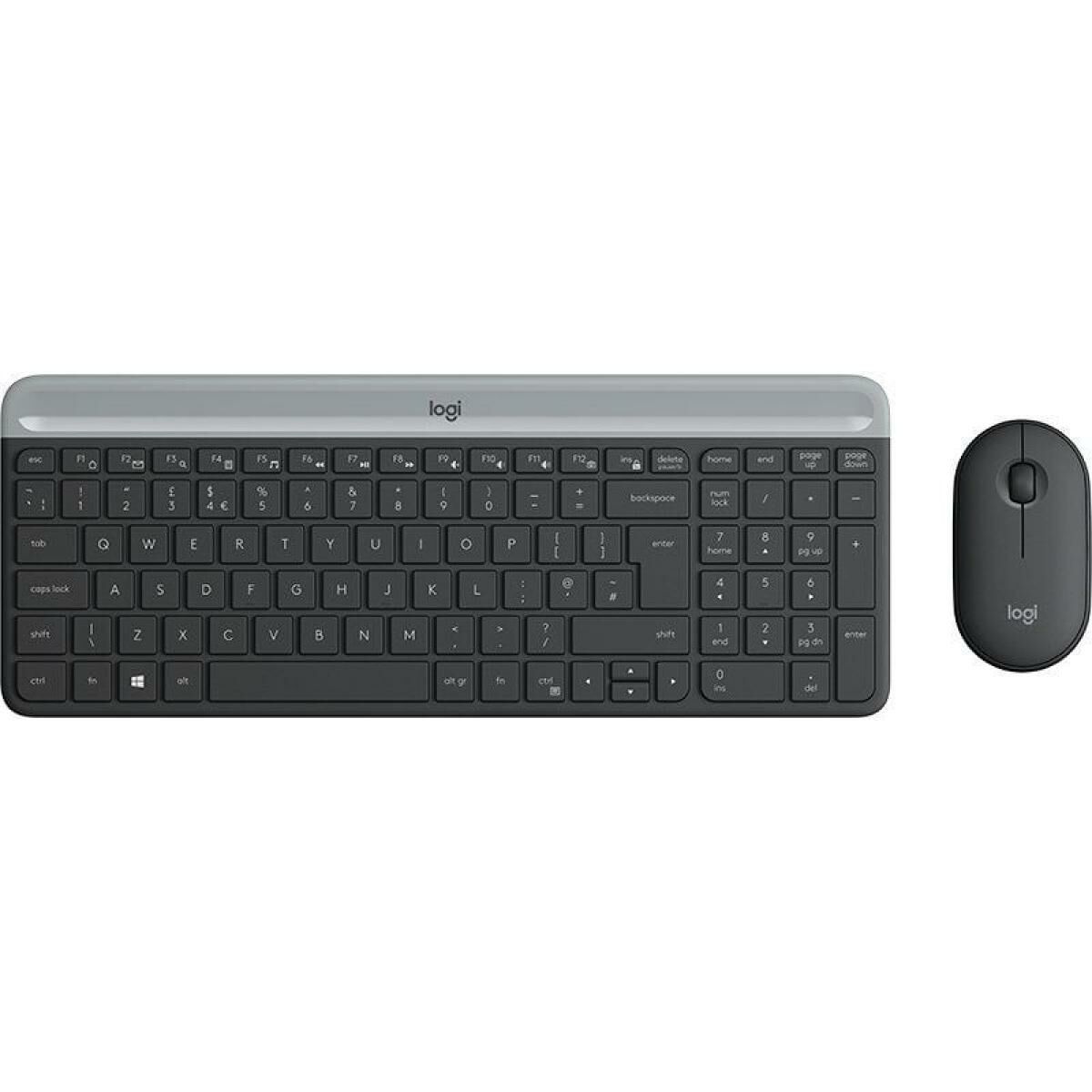 Bild von Keyboard and Mouse Logitech 920-009198 Black Spanish Qwerty