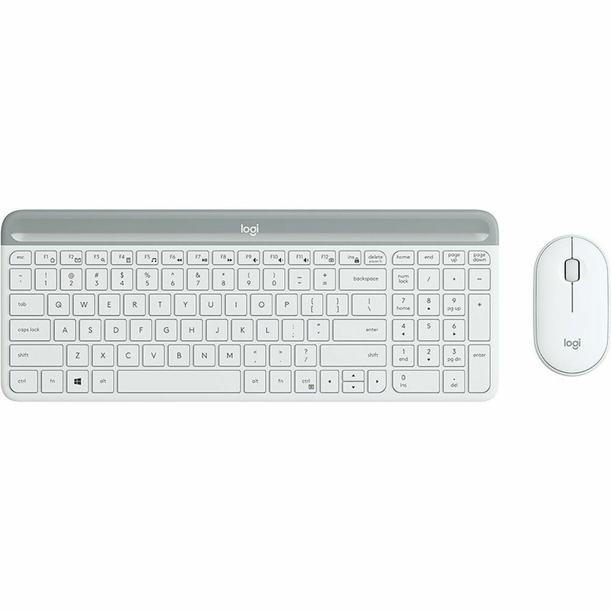 Picture of Mouse & Keyboard Logitech MK470 White Spanish Qwerty