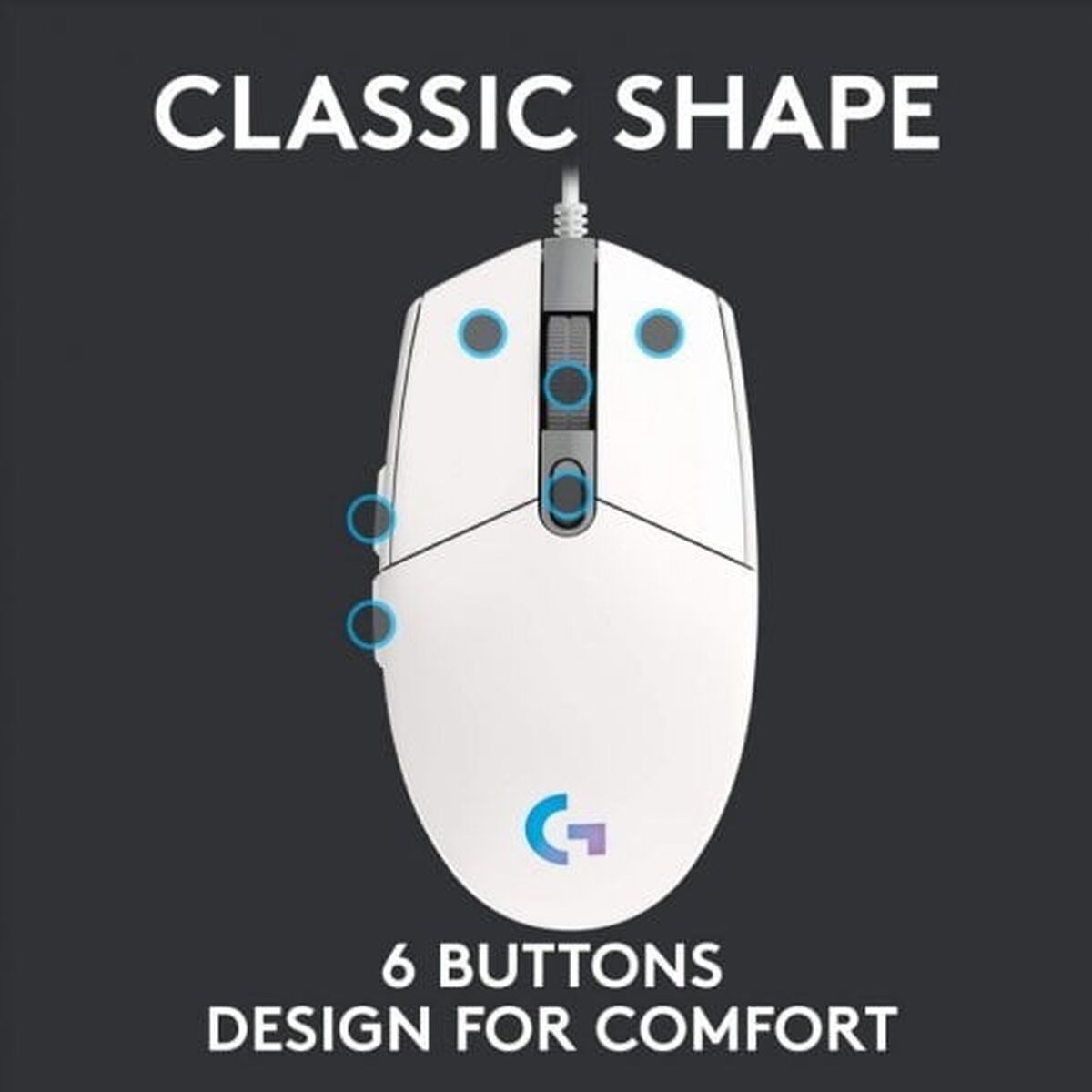 Mouse Logitech G203 LIGHTSYNC
