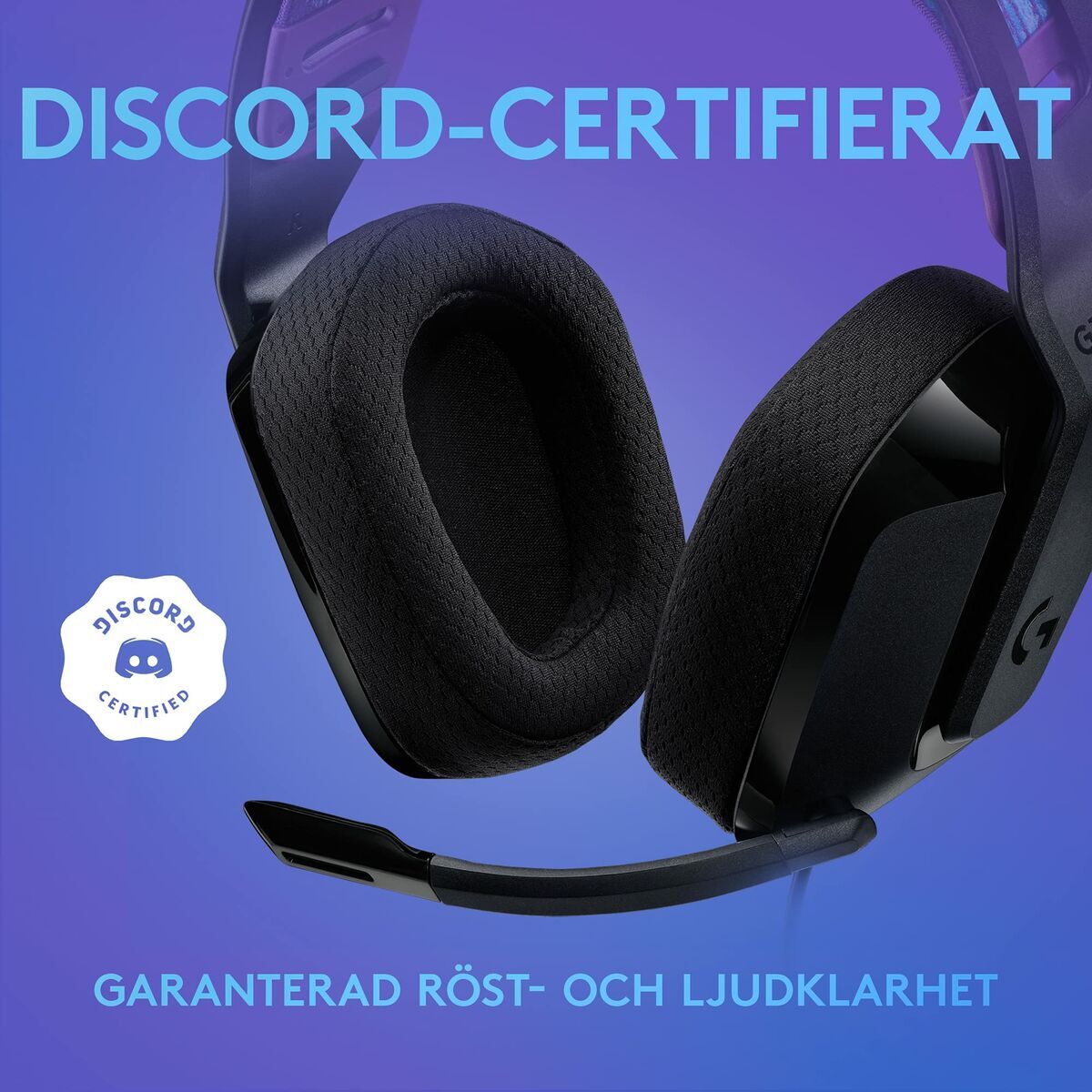 Ausinės su mikrofonu Logitech 981-000978 Juoda
