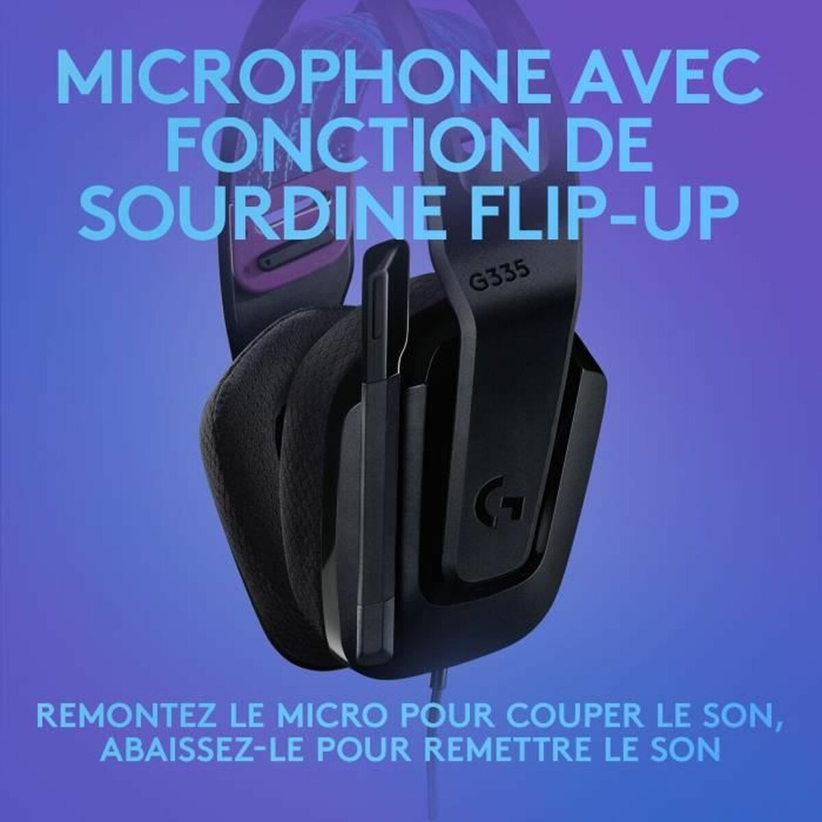 Ausinės su mikrofonu Logitech 981-000978 Juoda