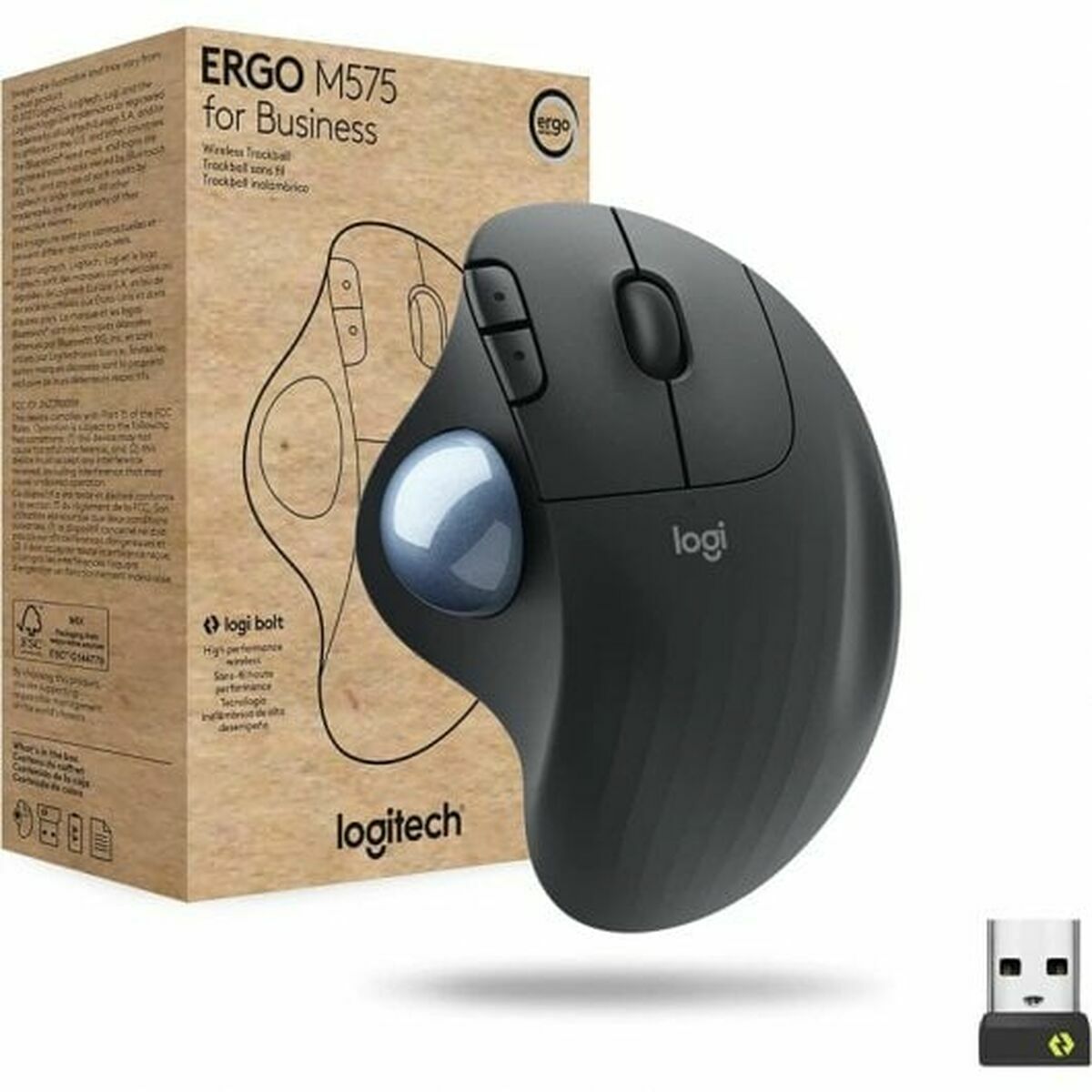 Picture of Mouse Logitech Graphite Steel 2000 dpi