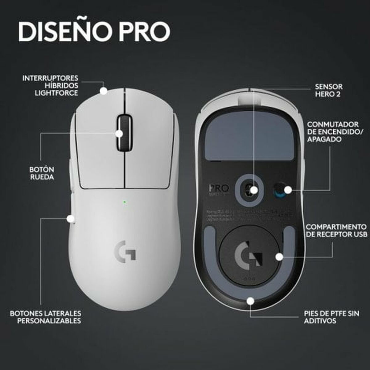 Afbeeldingen van Mouse Logitech 910-006639 White