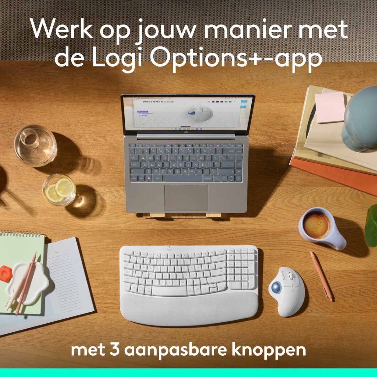 Picture of Mouse Logitech M575S White 2000 dpi