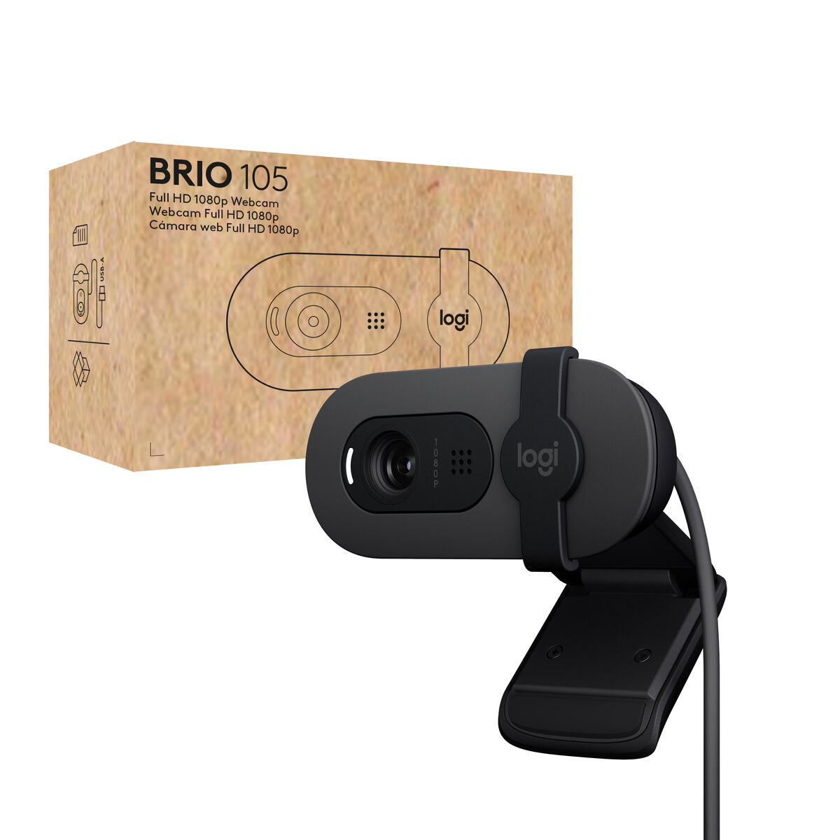 Afbeeldingen van Webcam Logitech 960-001592 Full HD