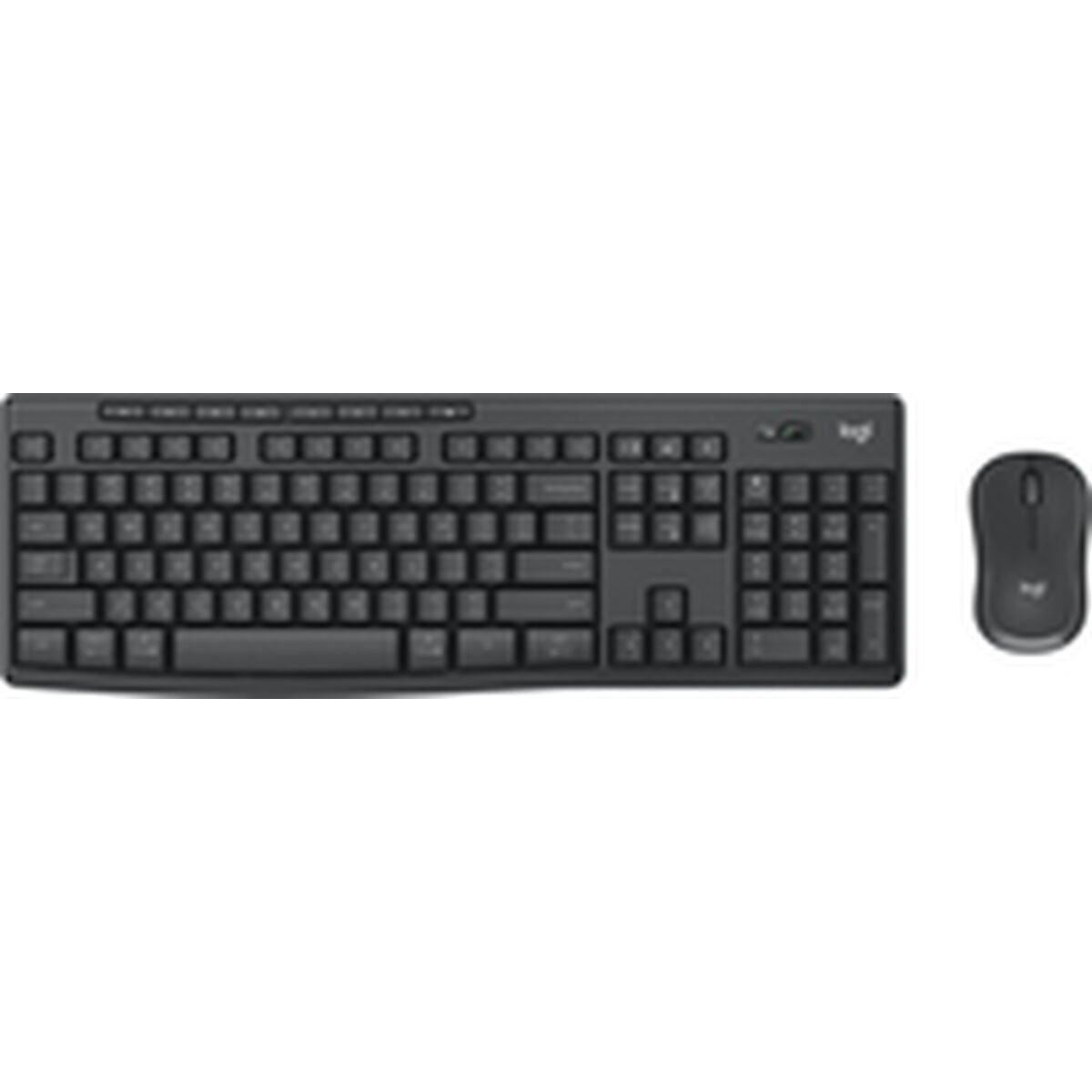 Image de clavier et souris Logitech MK370 Graphite Acier Espagnol Qwerty