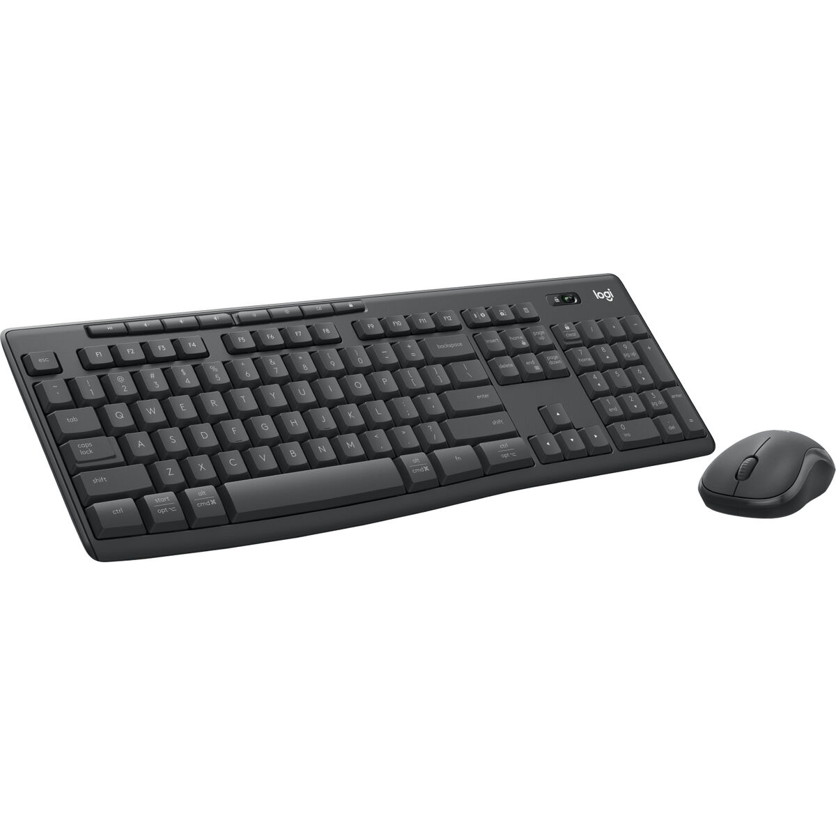 Image de clavier et souris Logitech MK370 Graphite Acier Espagnol Qwerty