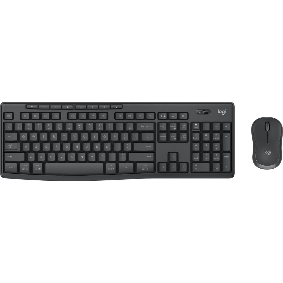 Picture of Keyboard and Mouse Logitech 920-012073 Graphite English QWERTY Qwerty UK