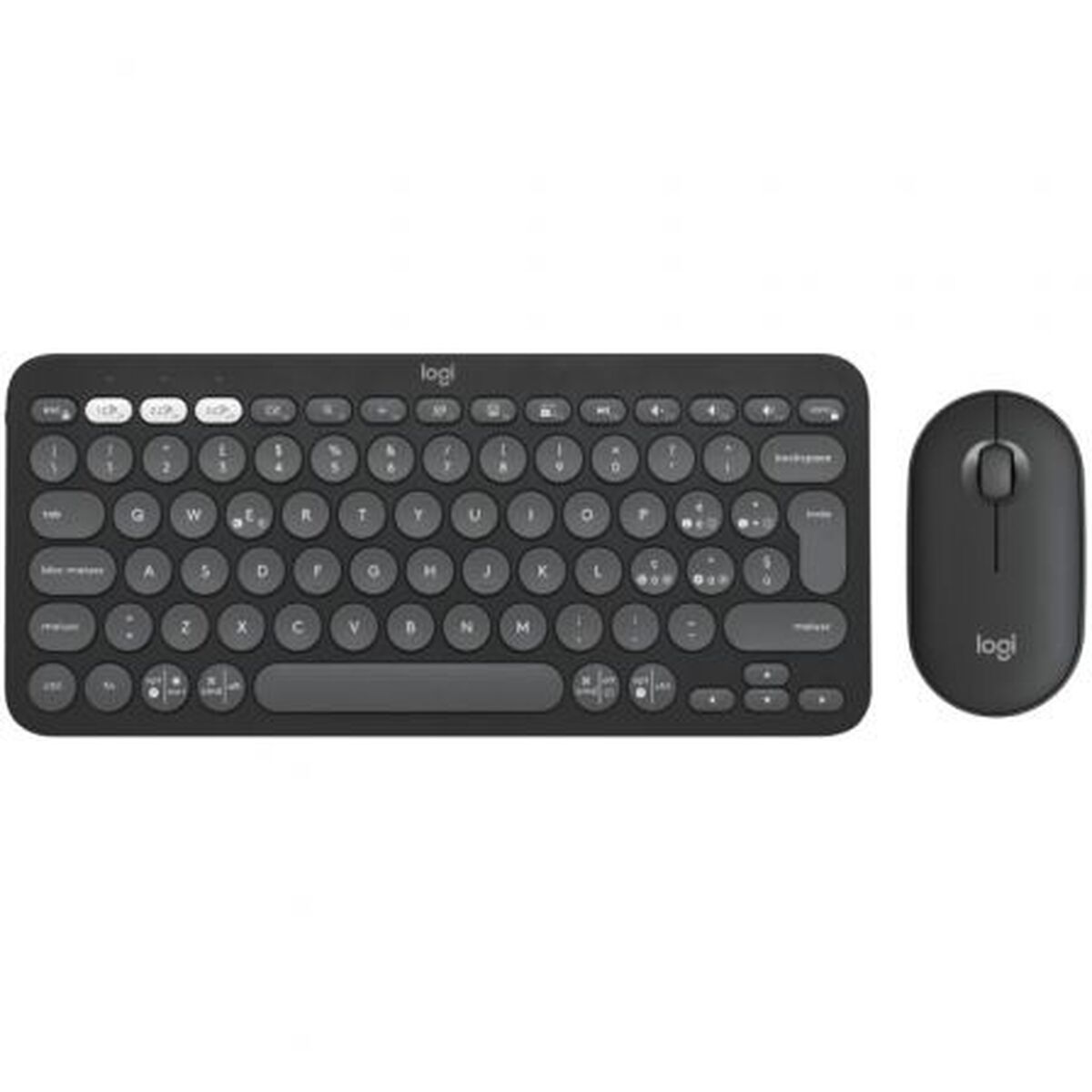 Picture of Keyboard and Mouse Logitech 920-012227 Black