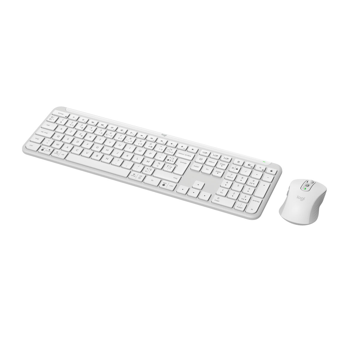Picture of Keyboard and Mouse Logitech White French Azerty French