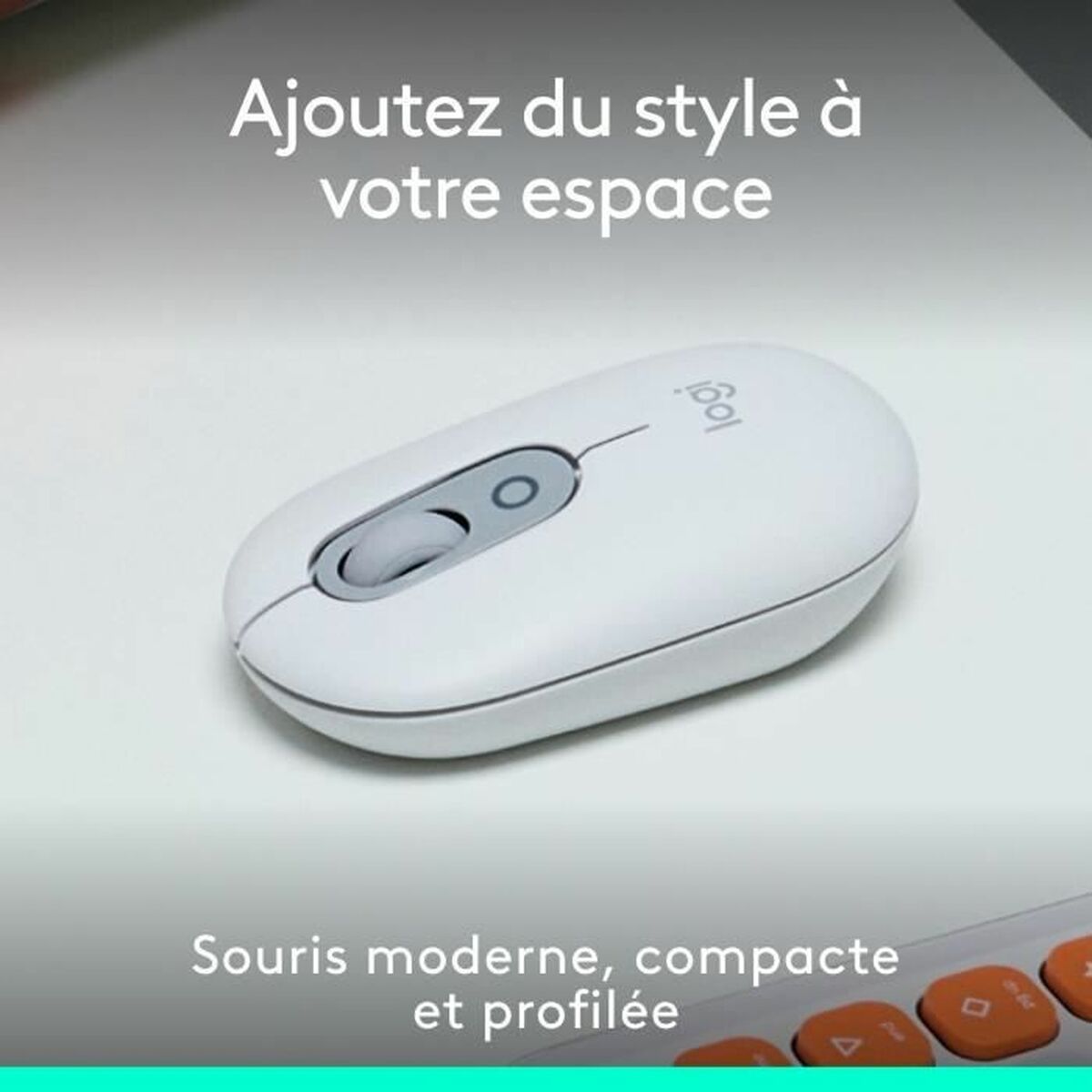 Afbeeldingen van Wireless Bluetooth Mouse Logitech Pop White