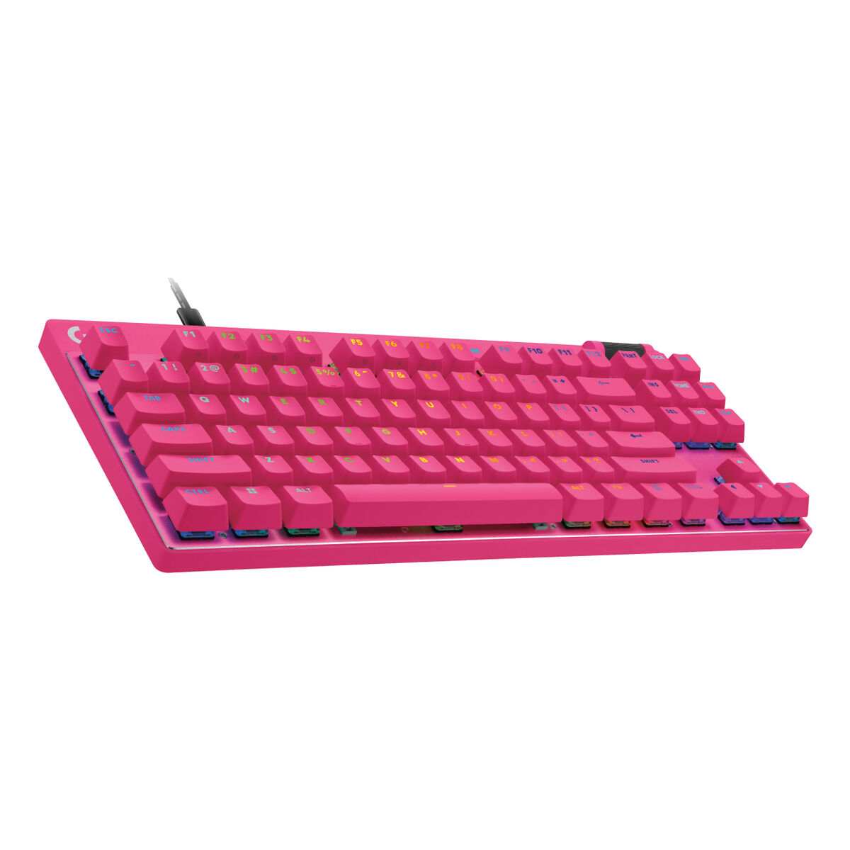 Afbeeldingen van Keyboard and Mouse Logitech 920-013249 Pink Azerty French