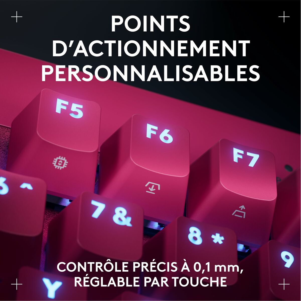 Afbeeldingen van Keyboard and Mouse Logitech 920-013249 Pink Azerty French