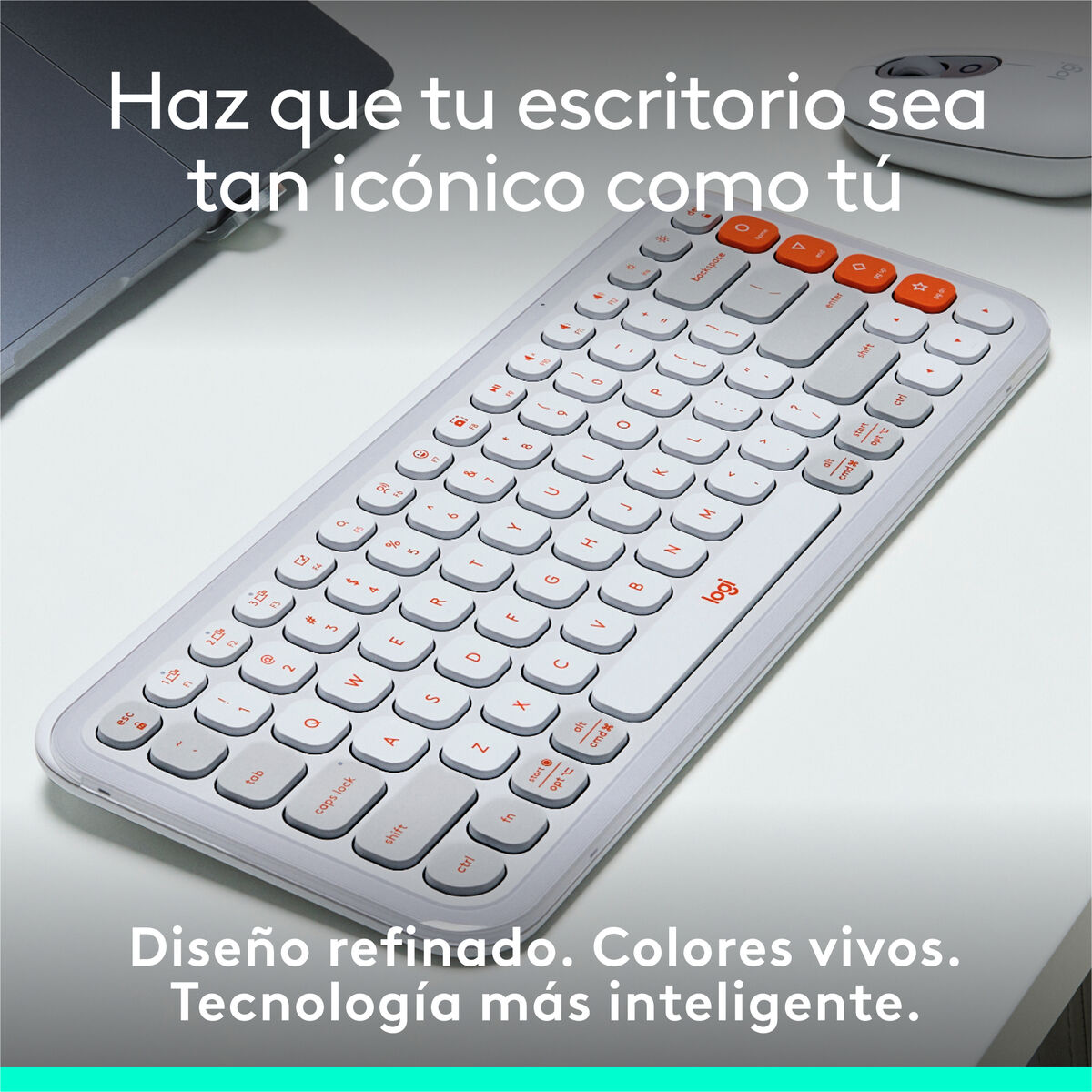 Afbeeldingen van Keyboard Logitech 920-013069 White