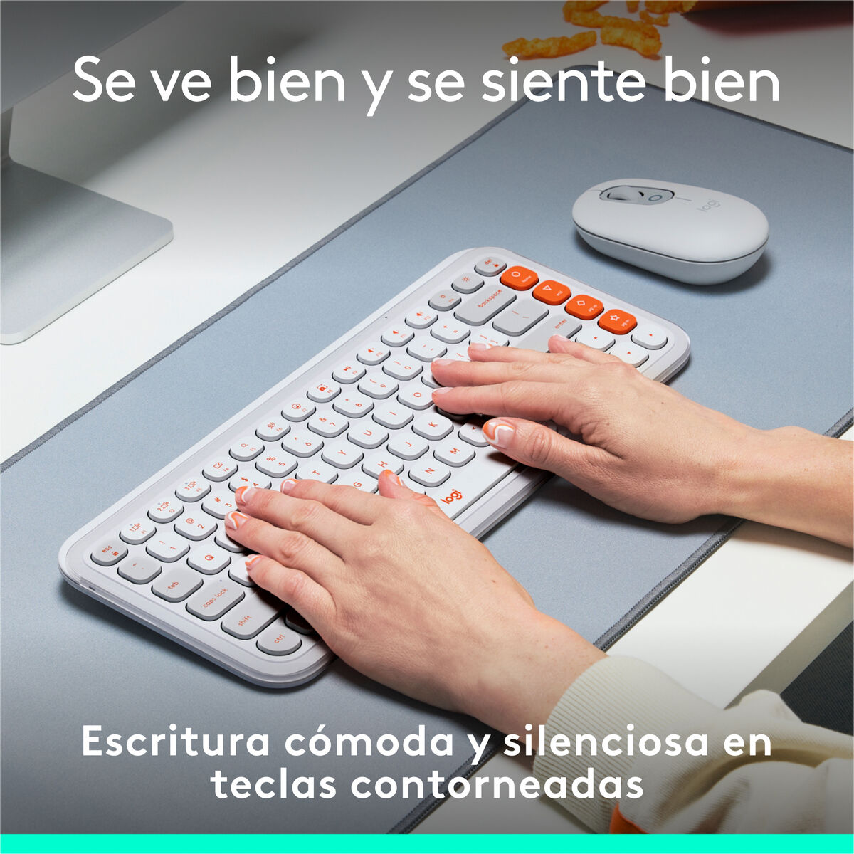 Afbeeldingen van Keyboard Logitech 920-013069 White