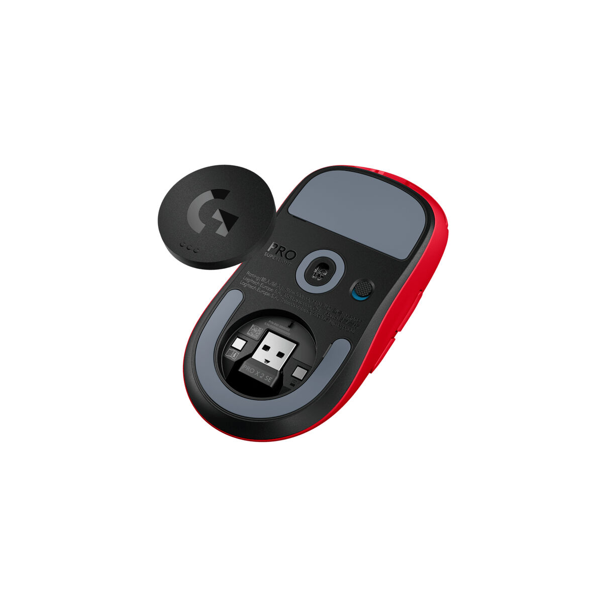 Image de Mouse Logitech 910-007551 Red 44000 dpi