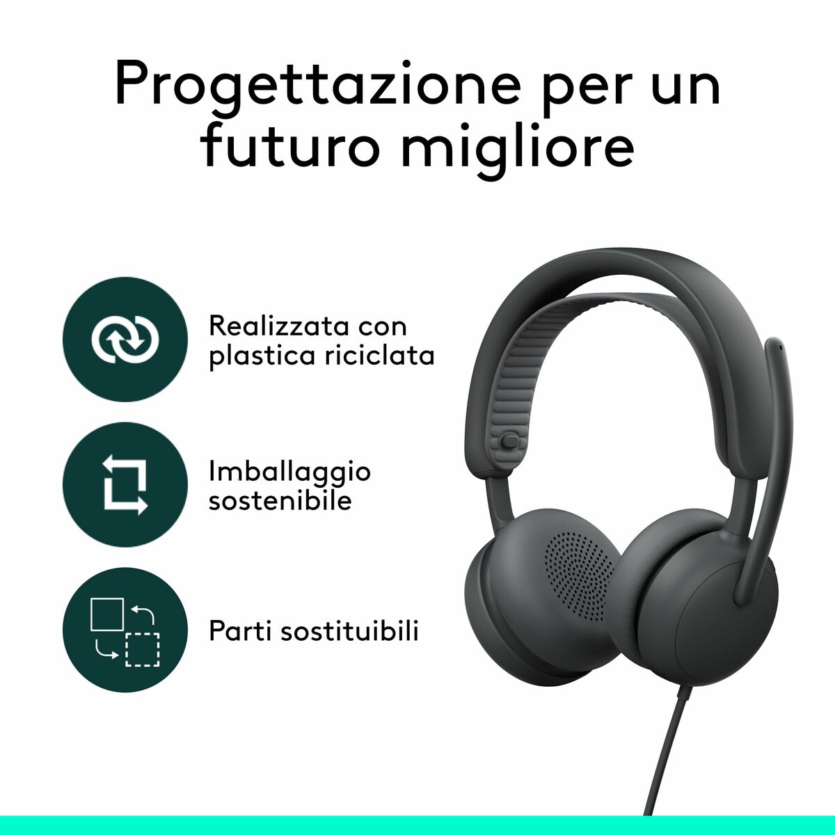 Headphones Logitech 981-001512 Graphite