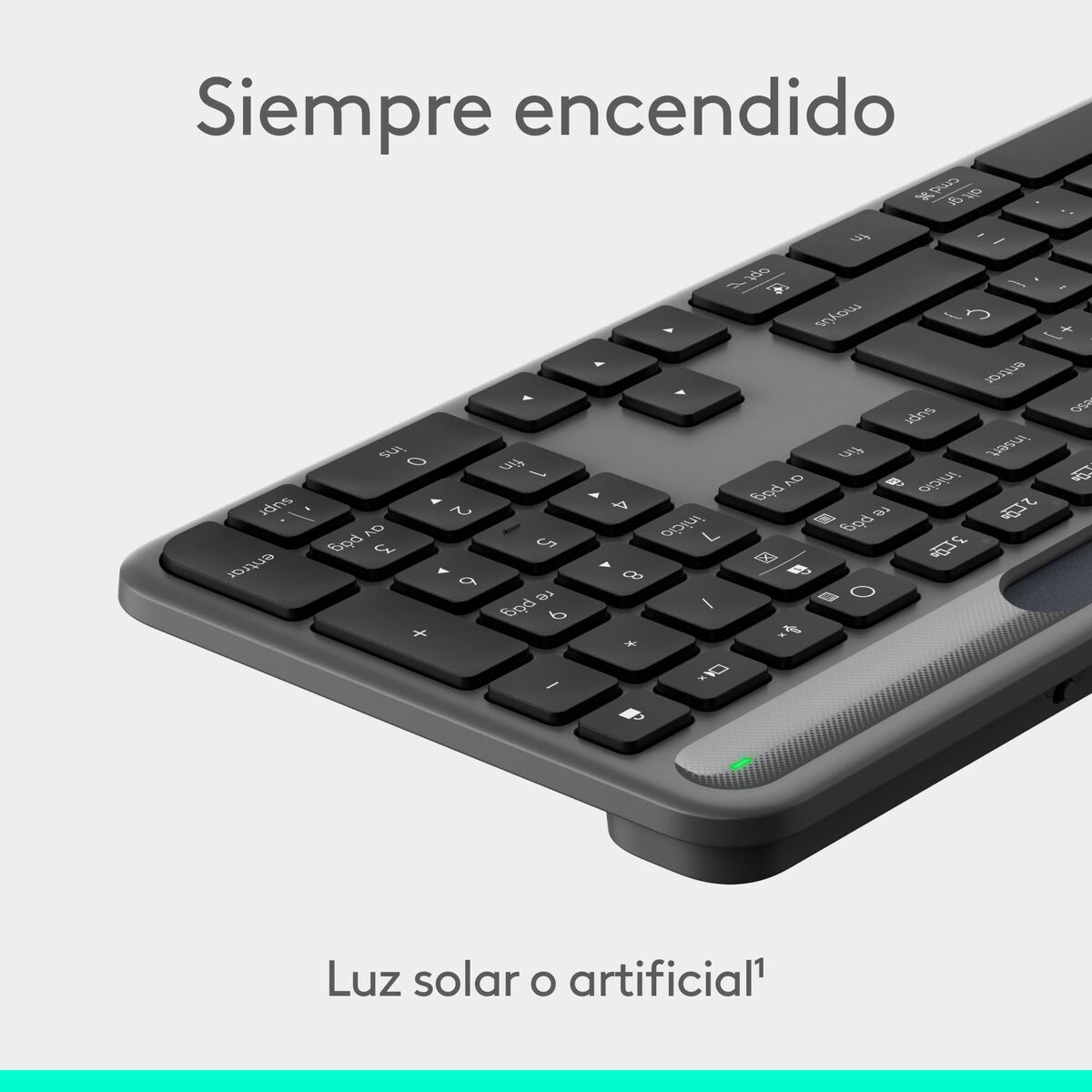 Bild von Keyboard and Mouse Logitech 920-013760 Graphite Spanish QZERTY
