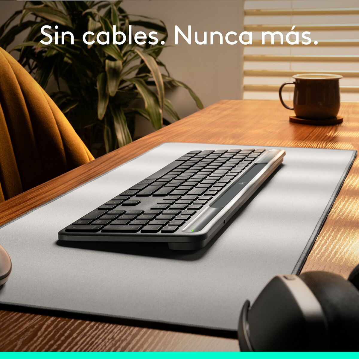 Bild von Keyboard and Mouse Logitech 920-013760 Graphite Spanish QZERTY