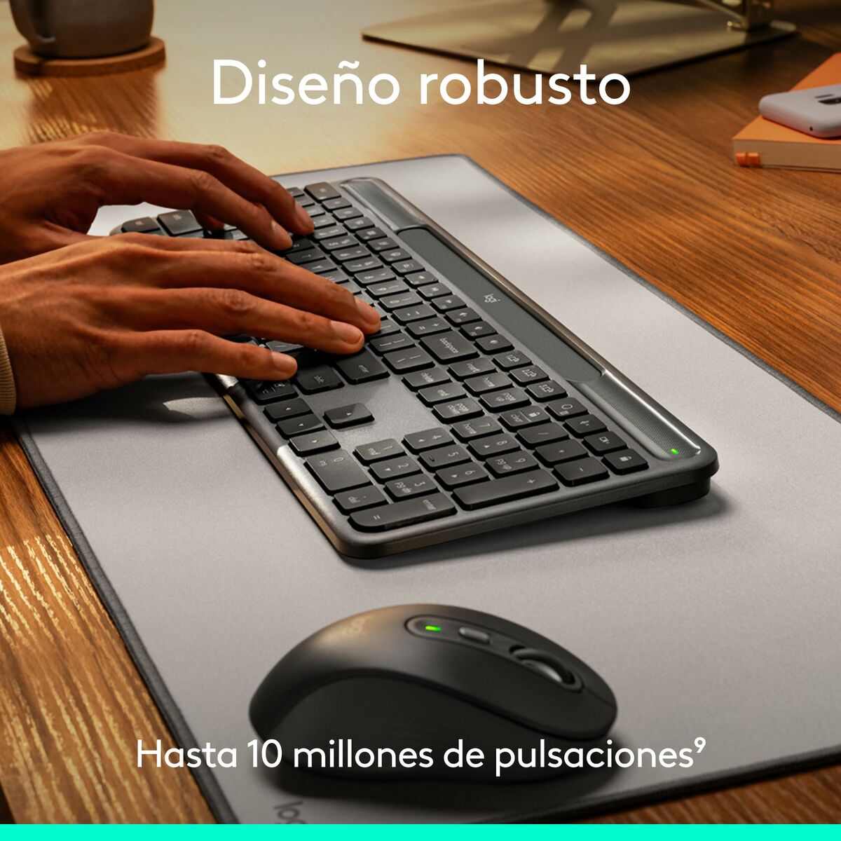 Bild von Keyboard and Mouse Logitech 920-013760 Graphite Spanish QZERTY