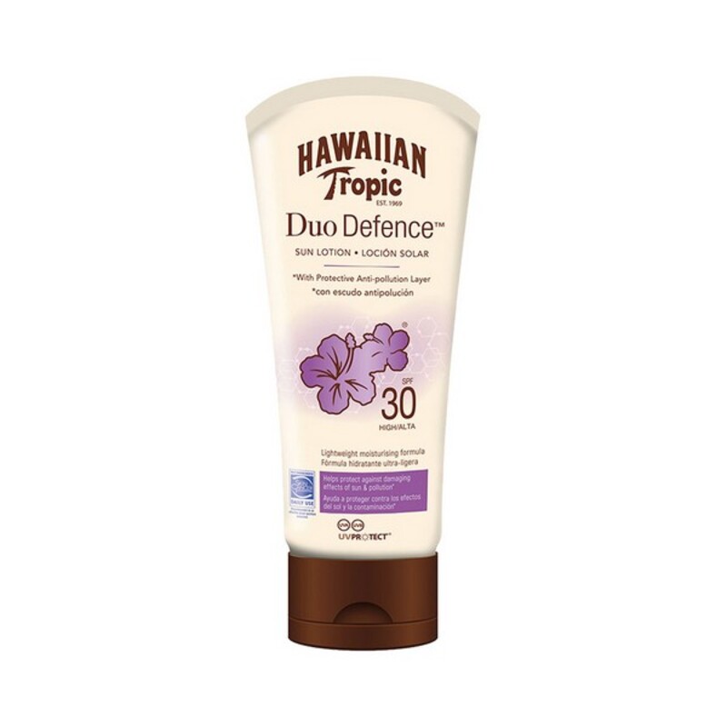 Facial Sun Cream Duo Defense Hawaiian Tropic (Unisex) (180 ml)