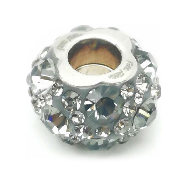 Perle de verre Femme Folli Follie 3P13T019RC Gris (1 cm)
