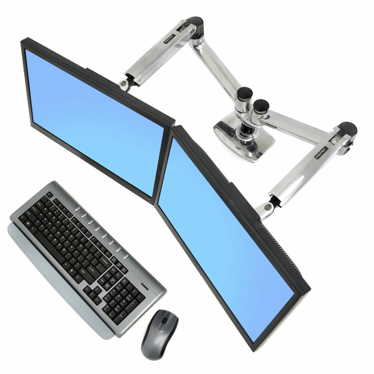 Bild von Screen Table Support Ergotron ERG45245026 Silver 27"