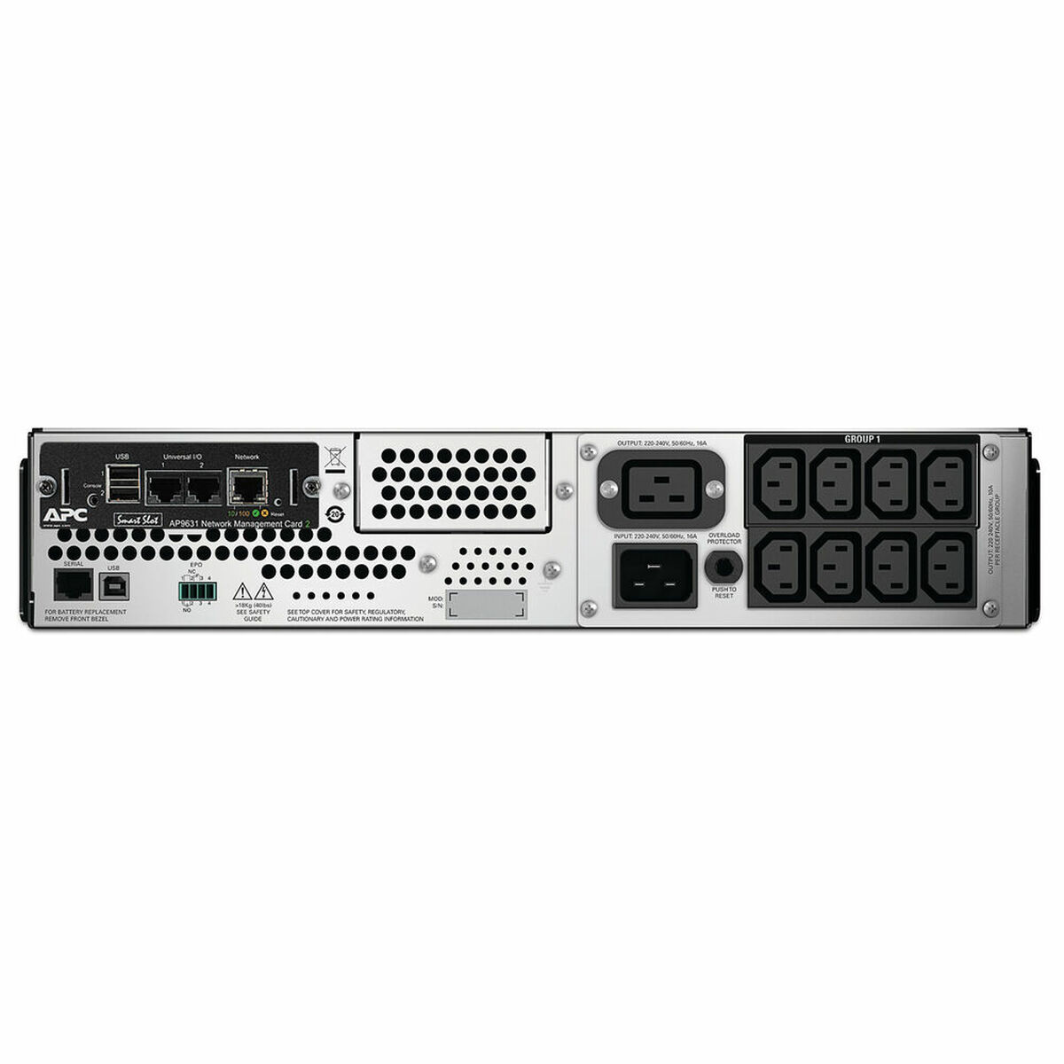 Afbeeldingen van Uninterruptible Power Supply System Interactive UPS APC SMT3000RMI2UNC 
