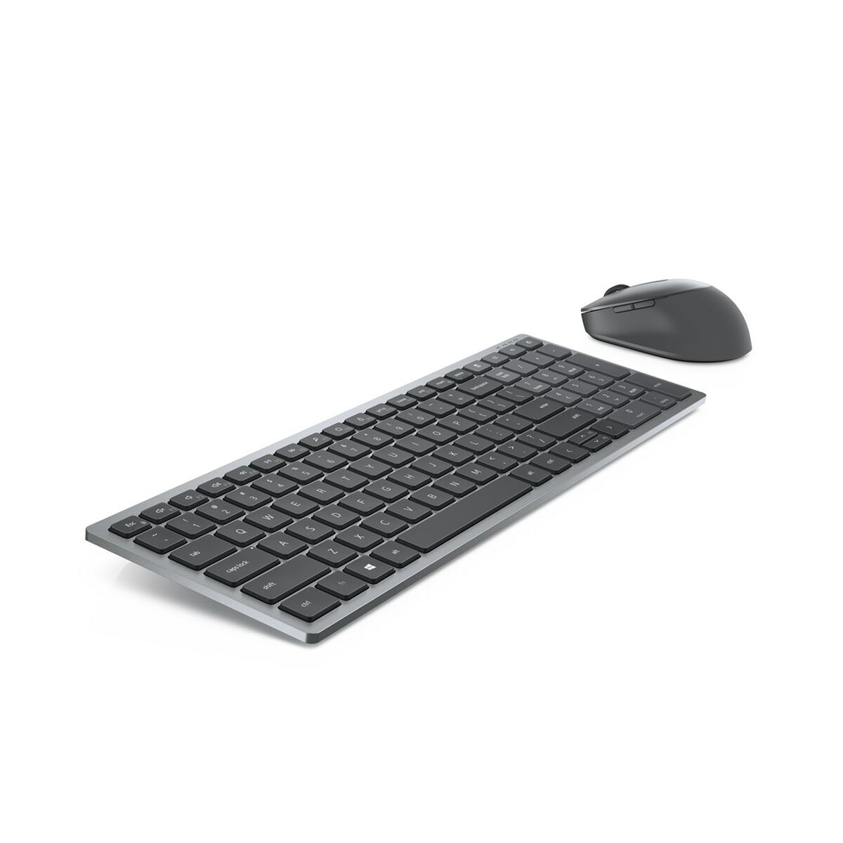 Afbeeldingen van Keyboard and Mouse Dell 580-AIWM Black Grey Titanium Monochrome QWERTY Qwerty US