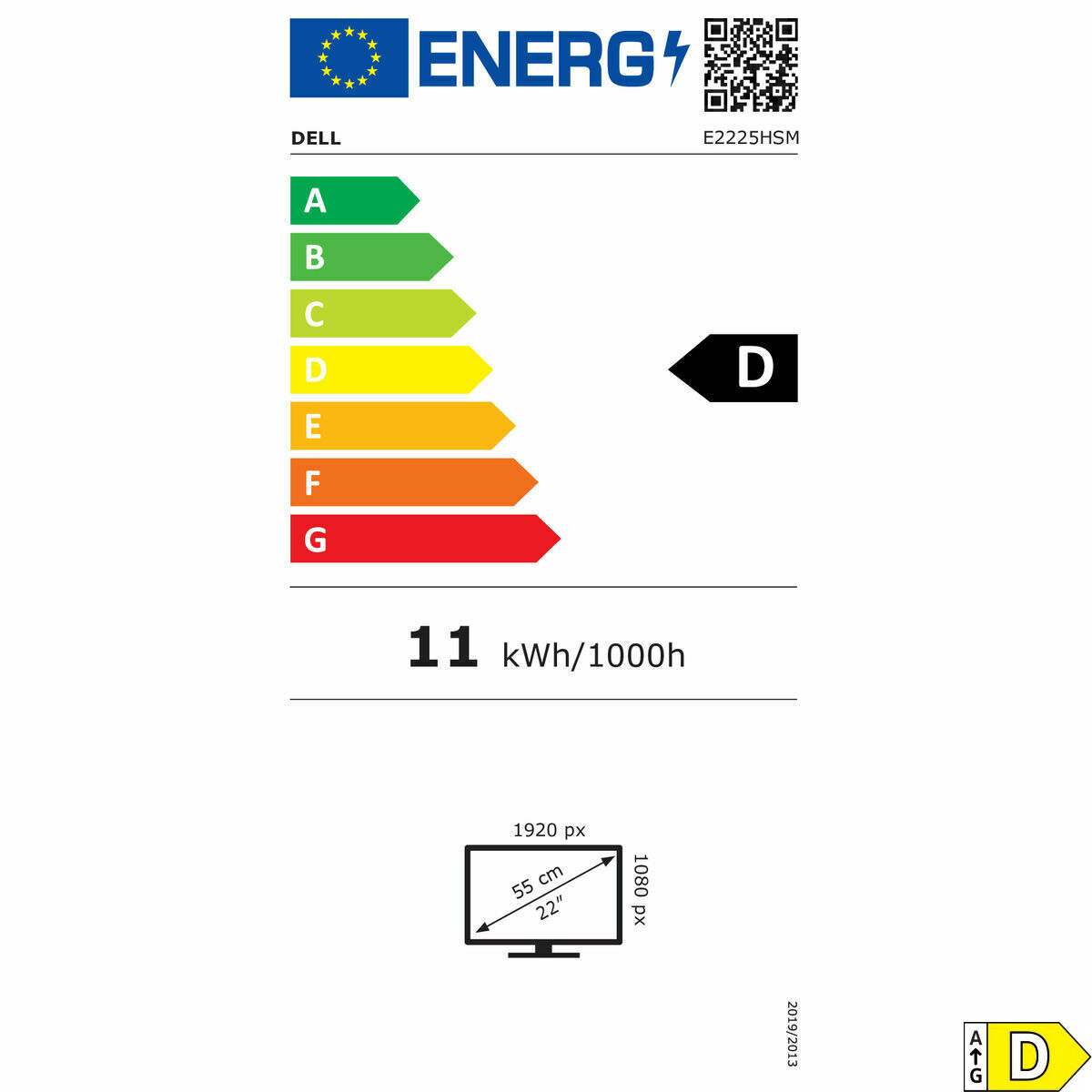 Picture of Monitor Dell DELL-E2225HSM 21,5" Full HD