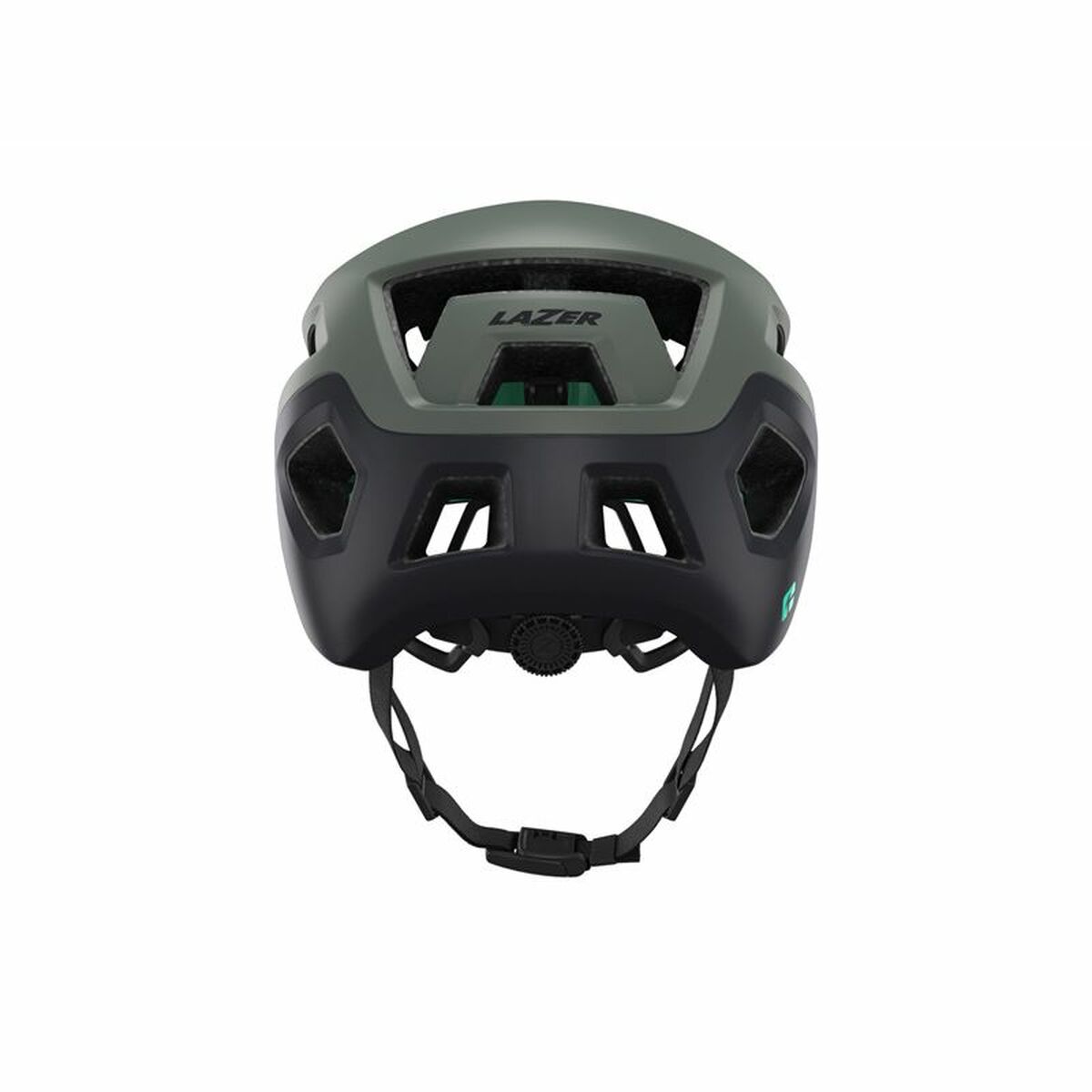 Adult’s Cycling Helmet Lazer Coyote KinetiCore Dark green L