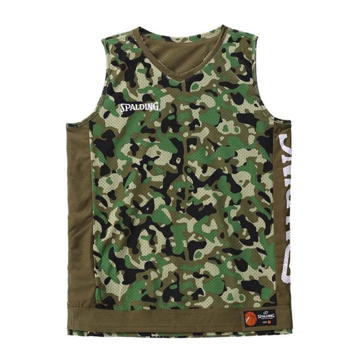 Basketbal T-shirt Spalding Spalding Reversible Groen