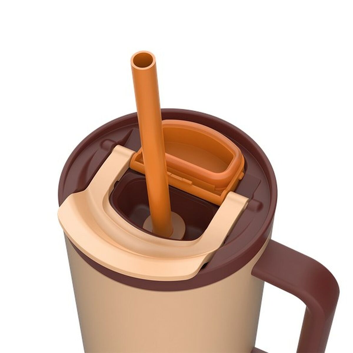 Thermal Cup with Lid Kambukka 11-08001 Orange Bronze Stainless steel 950 ml, view 5